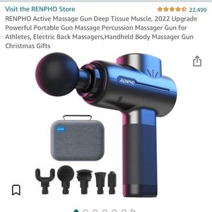 RENPHO Active Massage Gun; New in box!